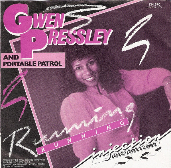 Gwen Pressley and Portable Patrol : Running (7")