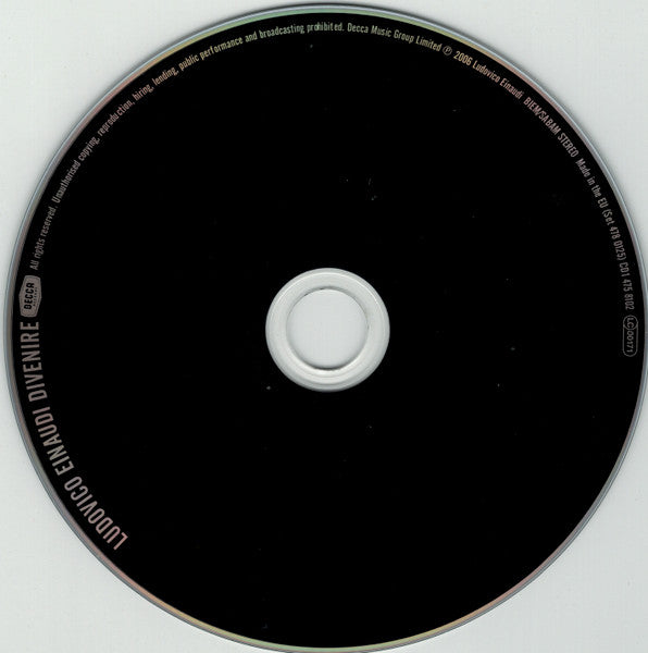 Ludovico Einaudi : Divenire (CD, Album, RE)