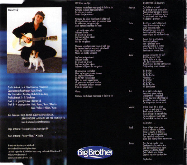 Han van Eijk : Leef (CD, Maxi)