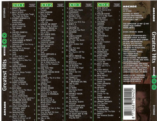 Various : Greatest Hits Top 100 (4xCD, Comp)