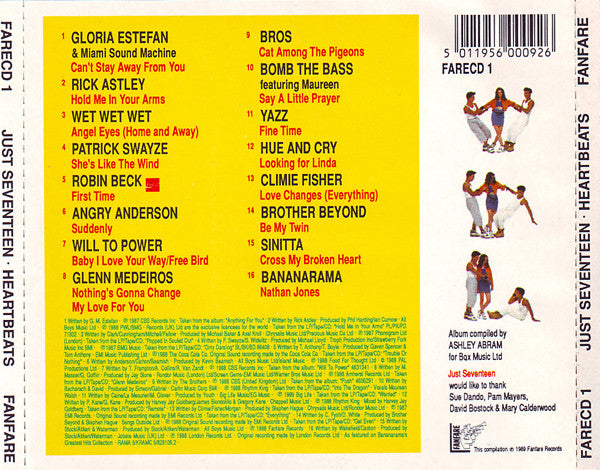 Various : Just Seventeen • Heartbeats (CD, Comp)