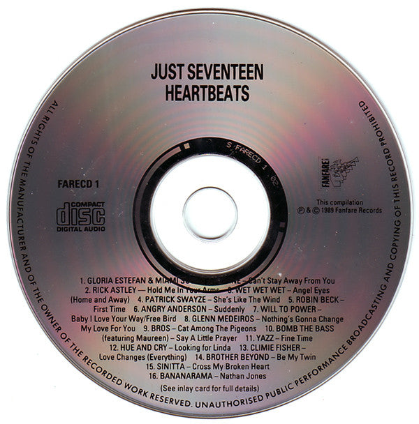 Various : Just Seventeen • Heartbeats (CD, Comp)