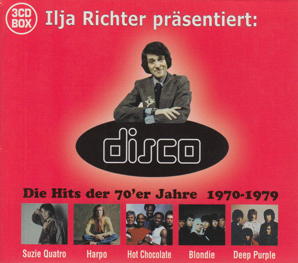 Various : Ilja Richter Präsentiert: Disco - Die Hits Der 70'er Jahre 1970-1979 (3xCD, Comp + Box)