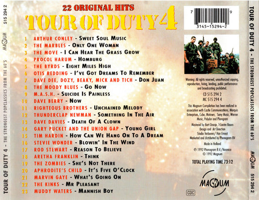 Various : Tour Of Duty 4 (CD, Comp)