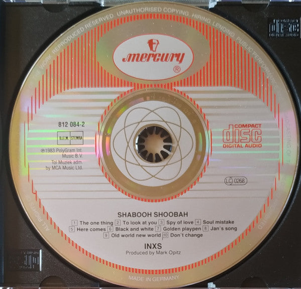 INXS : Shabooh Shoobah (CD, Album, RE)