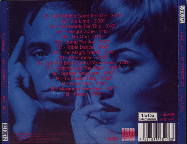 2 Unlimited : Hits Unlimited (CD, Comp)