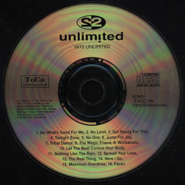 2 Unlimited : Hits Unlimited (CD, Comp)