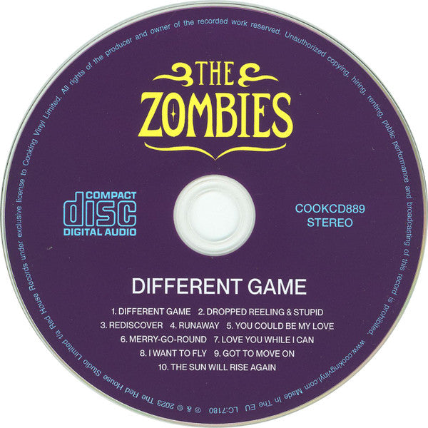 The Zombies : Different Game (CD, Album, Art)