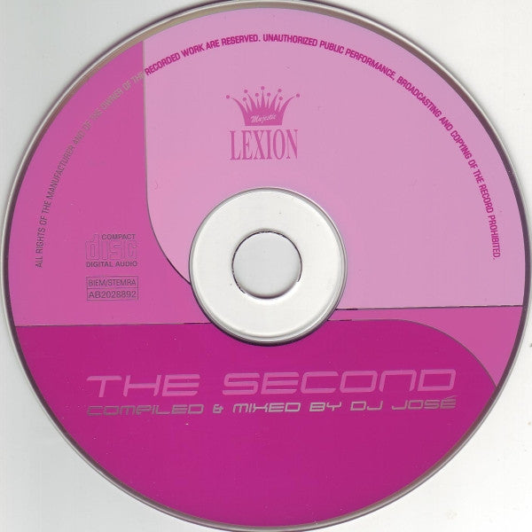 DJ Jose : Lexion - The Second (CD, Comp, P/Mixed)