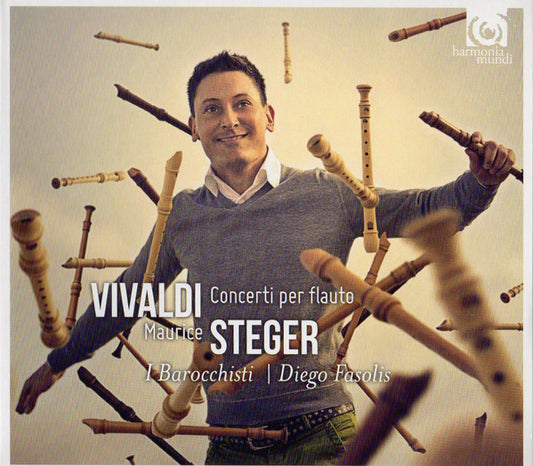 Maurice Steger, Antonio Vivaldi, I Barocchisti, Diego Fasolis : Concerti Per Flauto (CD, Album)