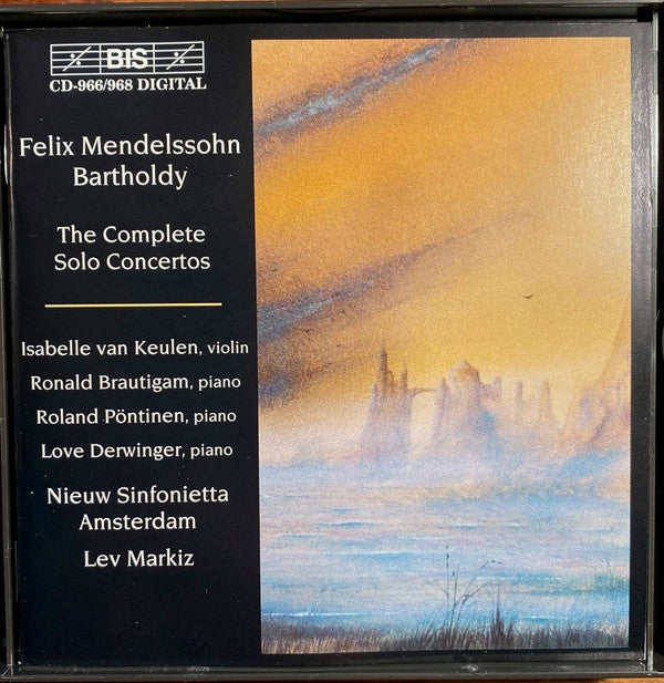 Mendelssohn* - Isabelle van Keulen, Ronald Brautigam, Roland Pöntinen, Love Derwinger, Nieuw Sinfonietta Amsterdam, Lev Markiz : The Complete Solo Concertos (4xCD, Album)