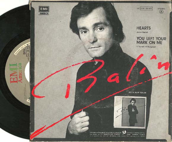 Marty Balin : Hearts (7", Single)