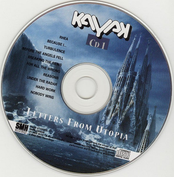 Kayak : Letters From Utopia (2xCD, Album, Sup)