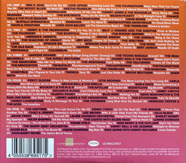 Various : 60s Hits (The Ultimate Collection) (5xCD, Comp)