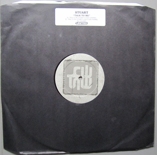 Stuart : Talk To Me (12", Promo)