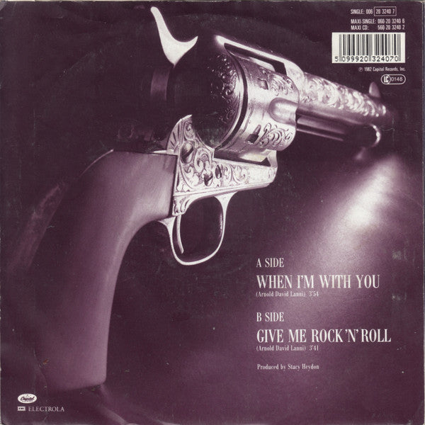 Sheriff (3) : When I'm With You (7", Single)