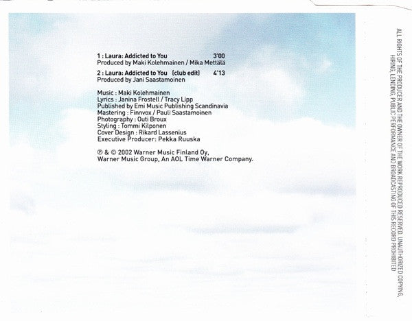 Laura Voutilainen : Addicted To You (CD, Single)