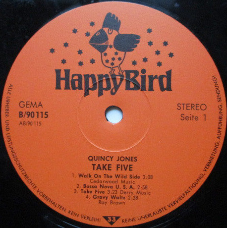 Quincy Jones : Take Five (LP)