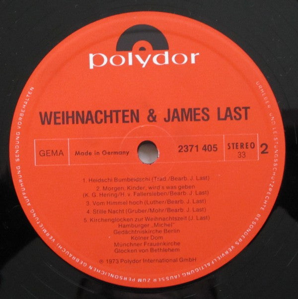 James Last : Weihnachten & James Last (LP, Album)