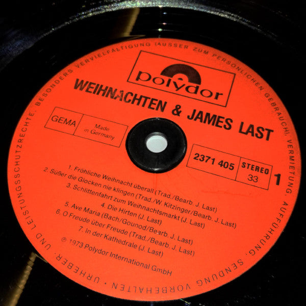 James Last : Weihnachten & James Last (LP, Album)