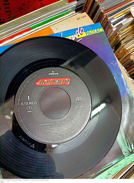 Grandmaster Chicken & D.J. Duck : Check Out The Chicken (7", Single, Promo)