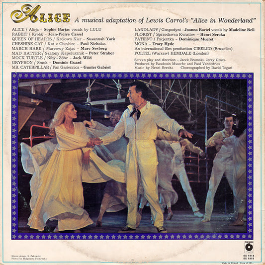 Various : Original Soundtrack From The Musical Film Alice (2xLP, Album, Gat)