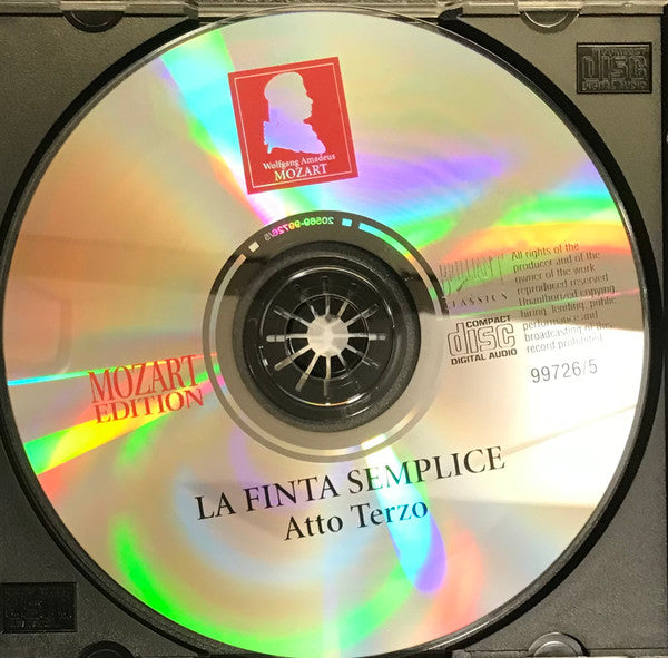 Wolfgang Amadeus Mozart : La Finta Semplice (3xCD, Album)