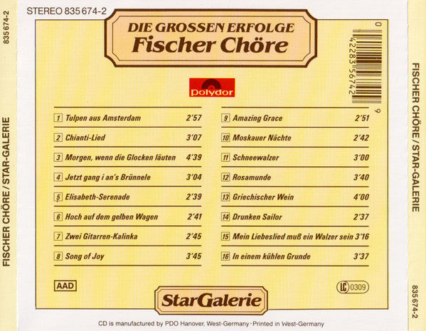 Fischer Chöre : Die Grossen Erfolge (CD, Comp)