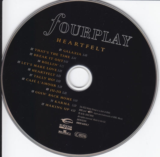 Fourplay (3) : Heartfelt (CD, Album)