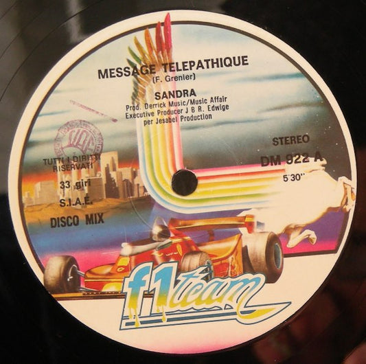 Sandra (6) : Message Telepathique (12")