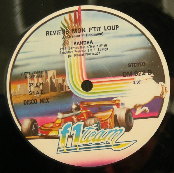 Sandra (6) : Message Telepathique (12")