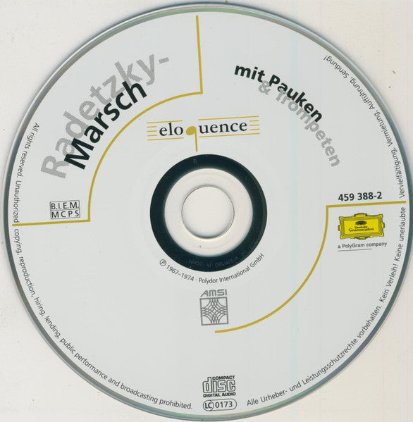 Berliner Philharmoniker, Herbert von Karajan : Radetzky-Marsch (Mit Pauken & Trompeten) (CD, Comp)