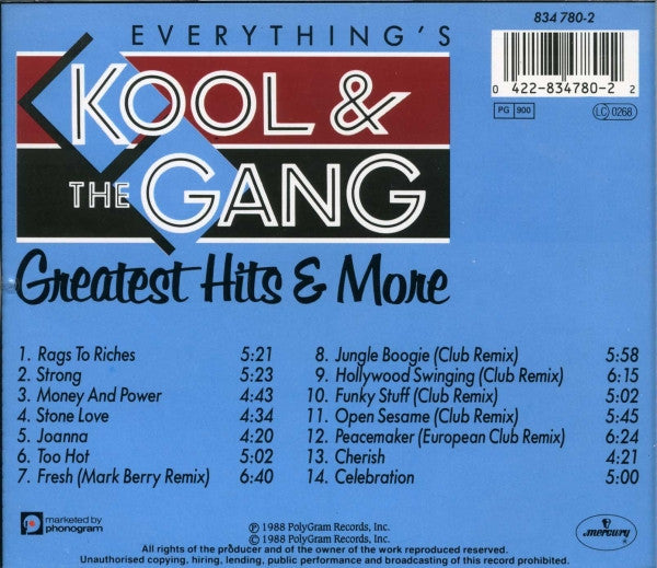 Kool & The Gang : Everything's Kool & The Gang - Greatest Hits & More  (CD, Comp)