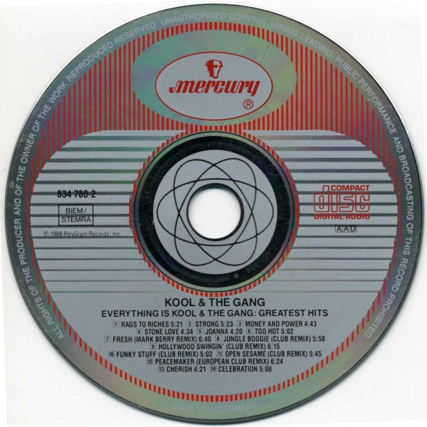 Kool & The Gang : Everything's Kool & The Gang - Greatest Hits & More  (CD, Comp)