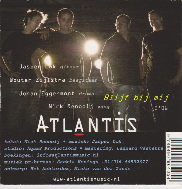 Atlantis (90) : Blijf Bij Mij (CD, Single)