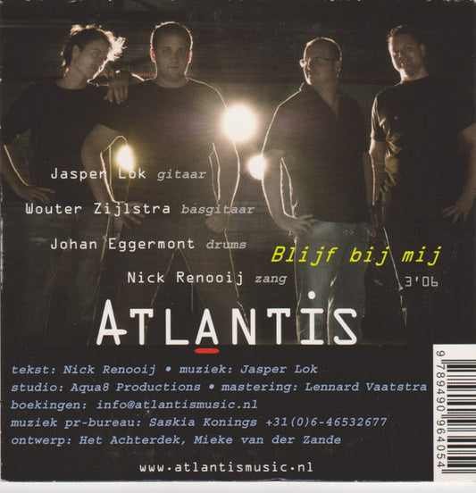 Atlantis (90) : Blijf Bij Mij (CD, Single)