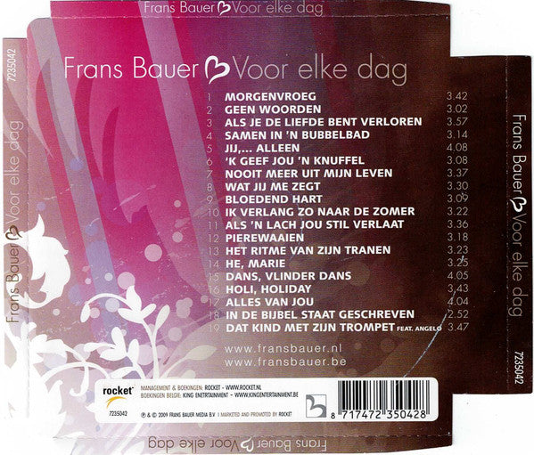 Frans Bauer : Voor Elke Dag (CD, Album)