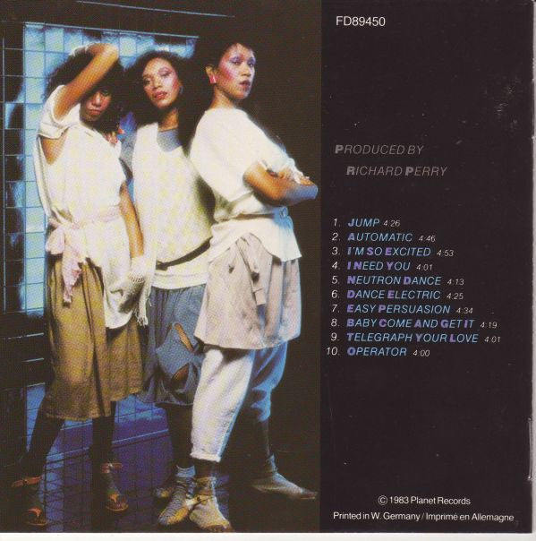 Pointer Sisters : Break Out (CD, Album)