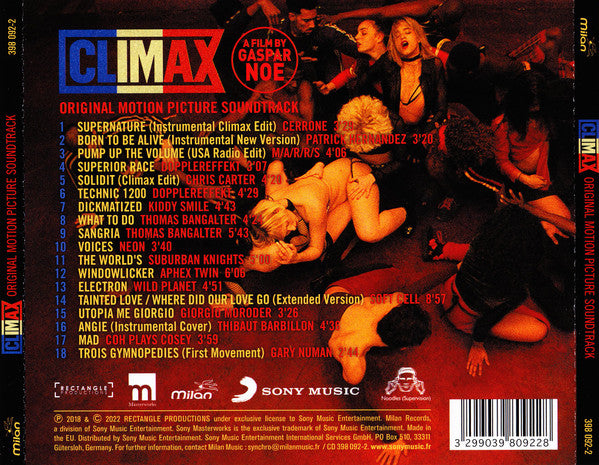Various : Climax (Original Motion Picture Soundtrack) (CD, Comp, RE)