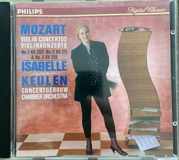 Mozart*, Isabelle van Keulen, Concertgebouw Chamber Orchestra : Violin Concertos = Violinkonzerte No. 1 KV 207, No. 2 KV 211 & No. 4 KV 218 (CD, Album)