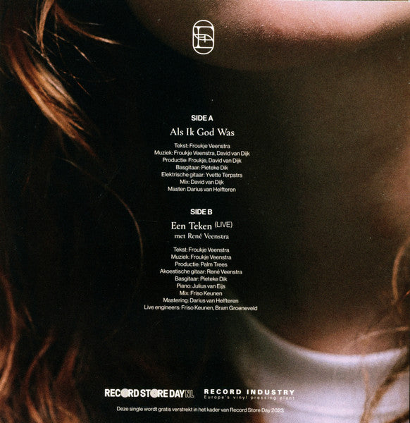 Froukje (3) : Als Ik God Was (7", RSD, Single, Ltd)
