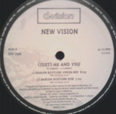 New Vision : (Just) Me And You (12")