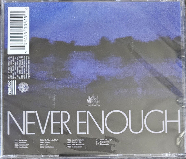 Daniel Caesar (2) : Never Enough (CD, Album, Sig)