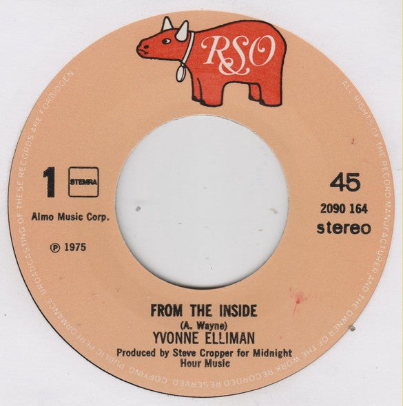 Yvonne Elliman : From The Inside (7", Single)