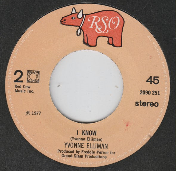 Yvonne Elliman : I Can't Get You Outa My Mind (7", Single)