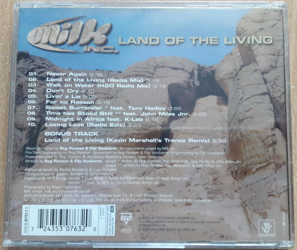 Milk Inc. : Land Of The Living (CD, Album, RE)