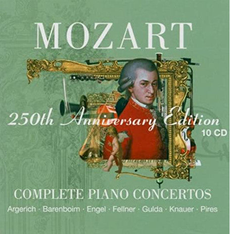 Wolfgang Amadeus Mozart : Mozart 250th Anniversary Edition Complete Piano Concertos (Box, Comp, S/Edition + CD, Dlx)