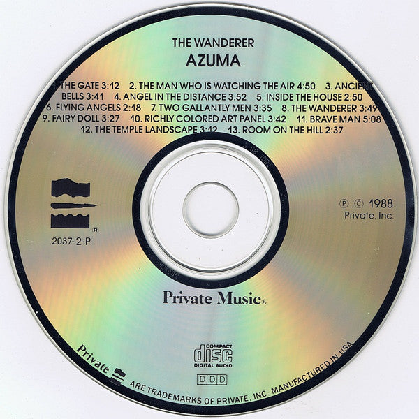 Yoshitaka Azuma : The Wanderer (CD, Album)