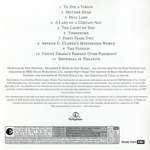 The Divine Comedy : Victory For The Comic Muse (CD, Album, Copy Prot., Promo)