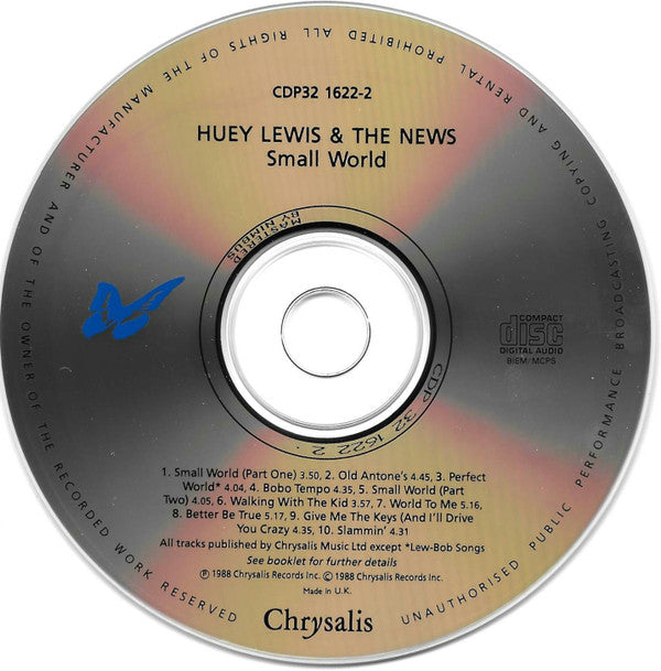 Huey Lewis & The News : Small World (CD, Album)